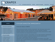 Tablet Screenshot of crapex.pl